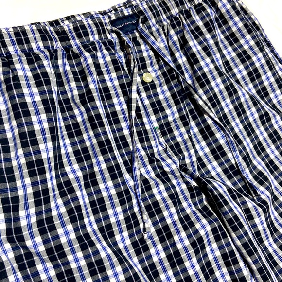 NWOT Tommy Hilfiger Mens Lounging Pajama Bottoms. Large. Plaid. - Picture 5 of 9